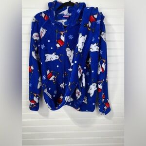 Jenni by Jennifer Moore polar bear on skooter footie pajamas. Size small XS.